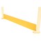 Vestil Steel Toe Board for VDKR W/Base Plates, 36'' Yellow VDKR-3-BP-TB - alternate 2